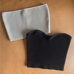 Aritzia Babaton Tube Tops, XS (Tan Top Only)